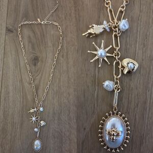 Macy's‎ INC Charm Necklace 6 Charms Bee Pendant NWT